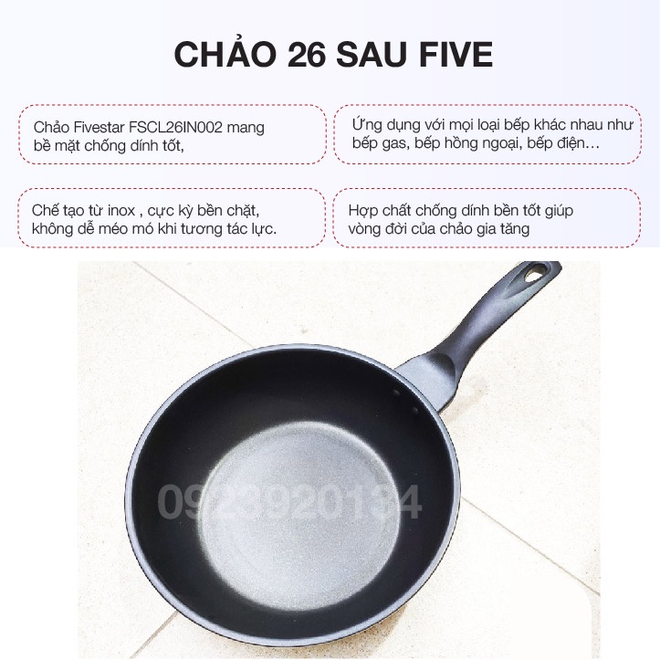 Chảo 26 SAU FIVESTAR