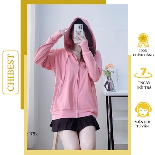 Áo khoác nữ trơn chống nắng chất thun da cá form rộng cực xinh CHIBEST LAB219