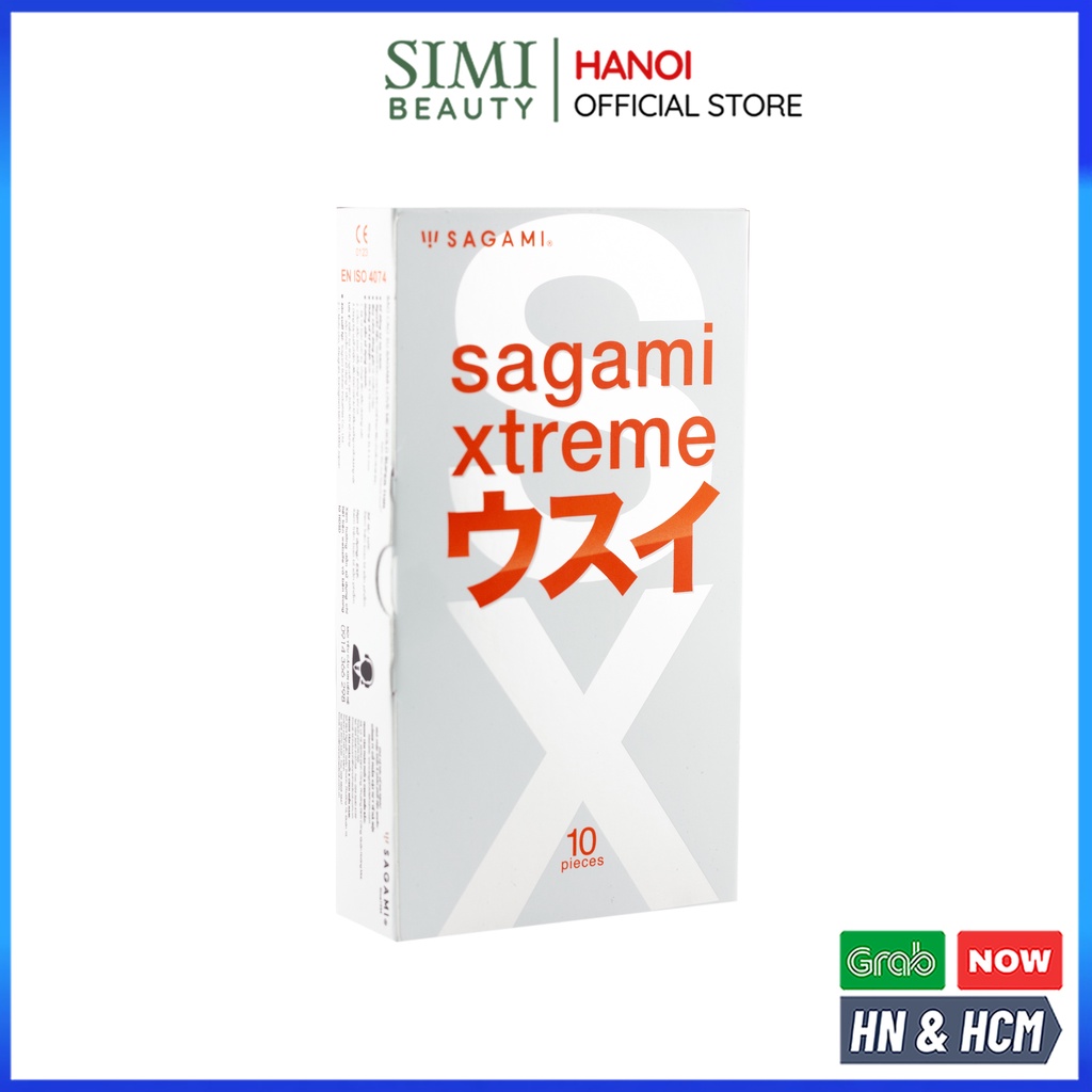 Bao cao su siêu mỏng SAGAMI Super Thin 003 Nhật Bản chính hãng kiểu truyền thống nhiều gel bôi trơn bcs sieu mong