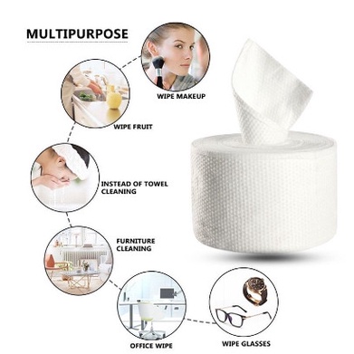 Khăn Lau Khô Cuộn Hatsu-  Animerry , khăn lâu mặt tẩy trang tiện lợi