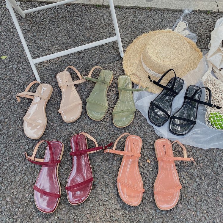 Xăng đan Đế Bằng Phối Dây Thời Trang Cho Nữ | BigBuy360 - bigbuy360.vn