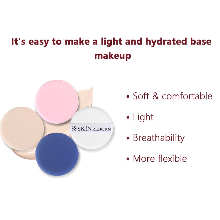 SUPO Beauty - [Random Color] Bông Đánh Phấn Hình Tròn Dùng Trang Điểm Nền Có Thể Sử Dụng Khô Và Ướt Tiện Dụng | BigBuy360 - bigbuy360.vn