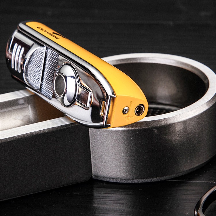 {HOT} Hộp Quẹt Bật Lửa Khò Gas 3 Tia Cohiba COB-528 #7