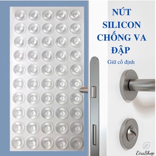 Set 25 nút silicon tự dán giúp chống va đập cạnh cửa tủ tiện dụng
