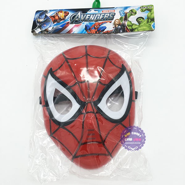 Đồ chơi mặt nạ người nhện Spider Man dùng pin có nhạc đèn NoBrand