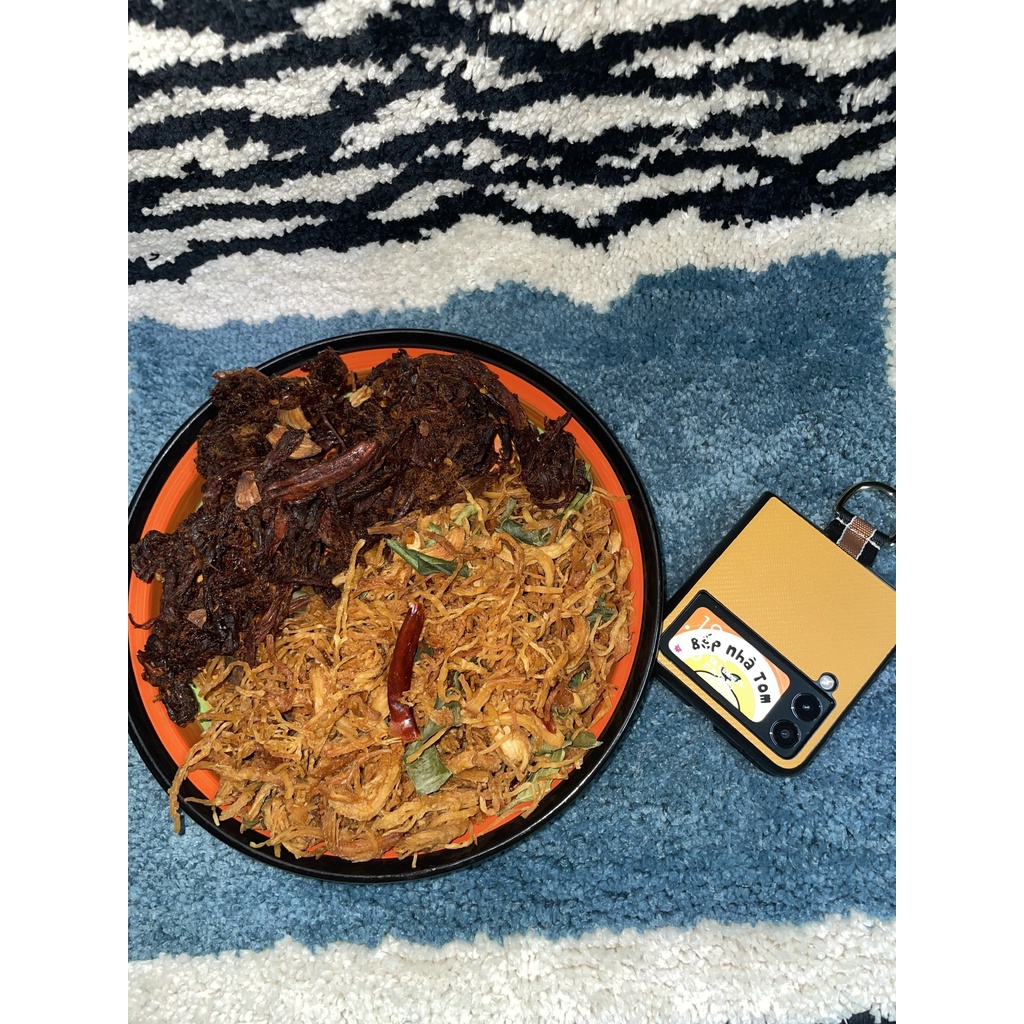 Khô heo cháy tỏi nhà Tom - Bếp Tom chuyên đồ ăn vặt