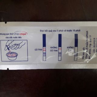 Que thử thai Chip - Chips