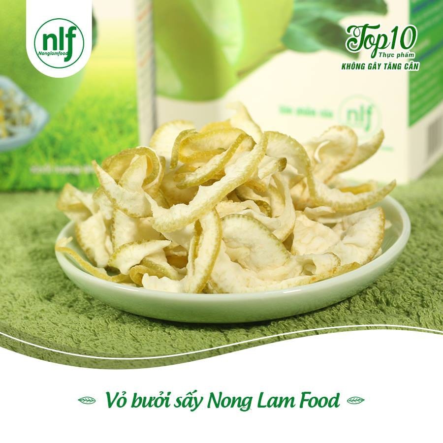 Vỏ Bưởi Sấy Dẻo Từ Thiên Nhiên Túi 85g - Nông Lâm Food lưu giữ những giá trị thiên nhiên