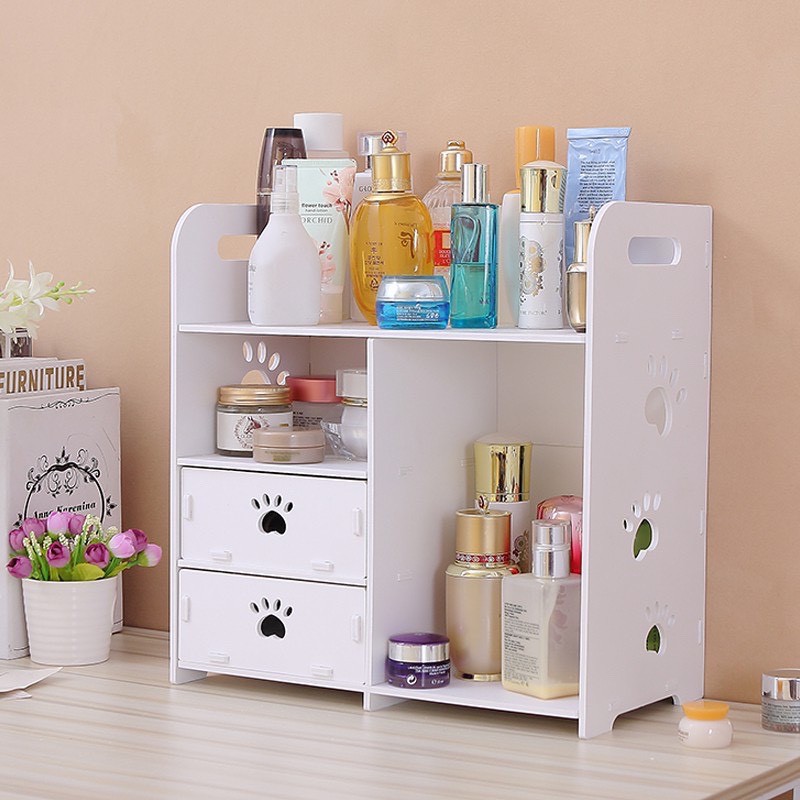 Kệ để mỹ phẩm chân chó