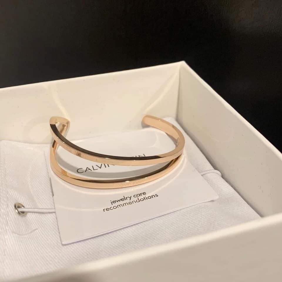 VÒNG TAY CUFF CK THÉP KHÔNG GỈ - CẶP ĐÔI - ĐẦY ĐỦ PHỤ KIỆN