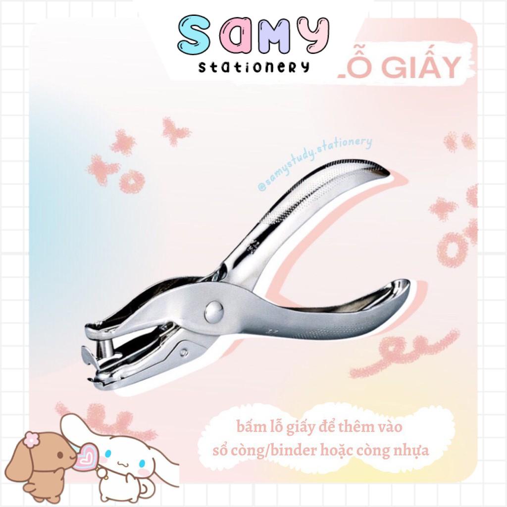 Bấm lỗ giấy sổ còng Munix trang trí sổ tay làm Bullet Journal Handmade