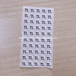 Decal size dán chữ TN TL TD SN