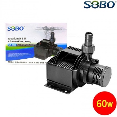 Máy Bơm Nước Sobo WP6800 (60W - 4000L/H - 3M) - Máy Bơm Hút Cặn Cho Hồ Cá