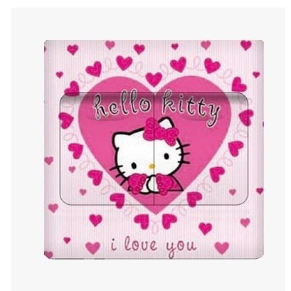 Sticker Dán Tường Hình Hello Kitty Xinh Xắn
