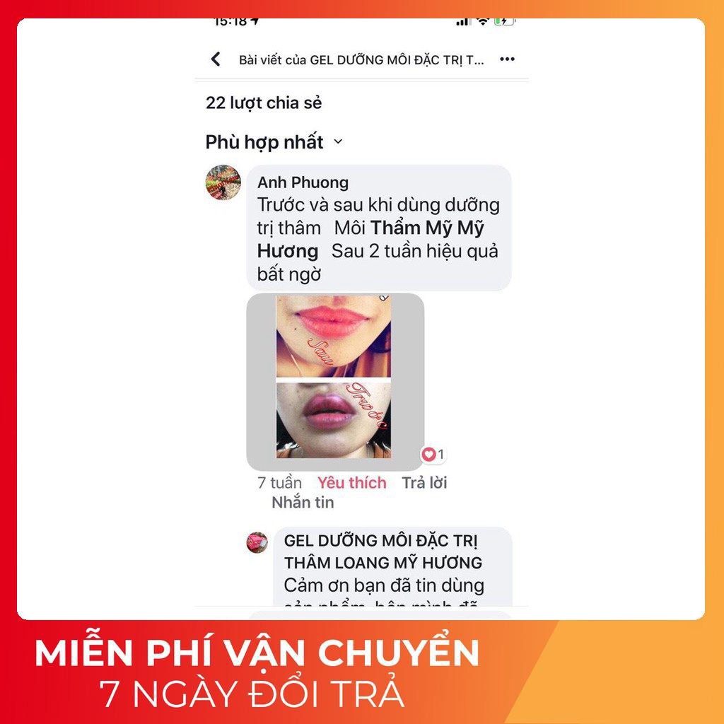 Dưỡng môi mỹ hương