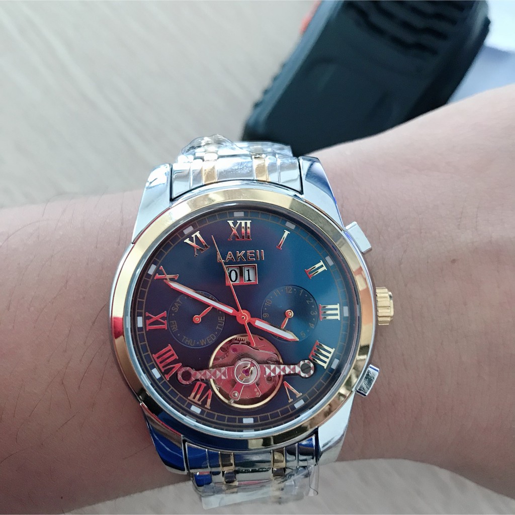 ĐỒNG HỒ CƠ NAM LAKEII CHÍNH HÃNG CAO CẤP, MẪU MÃ SANG TRỌNG, LỊCH LÃM -L816 | BigBuy360 - bigbuy360.vn