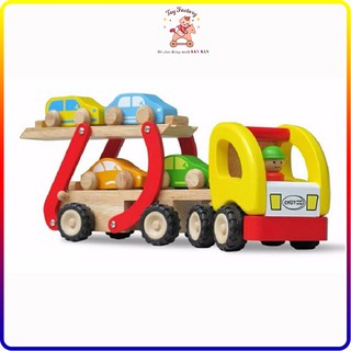 Đồ chơi gỗ Winwintoys- Xe hai tầng 67292