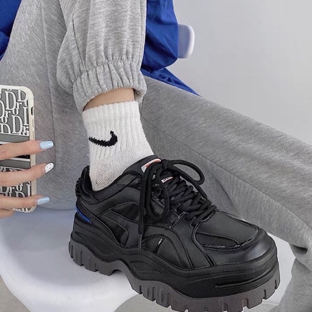 Giày Sneaker Đế Độn Phiên Bản Hàn Quốc Tăng Chiều Cao