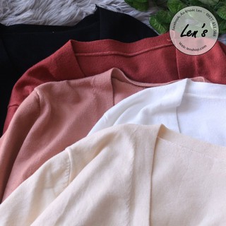ÁO KHOÁC LEN 3 NÚT LEN MỊN CAO CẤP