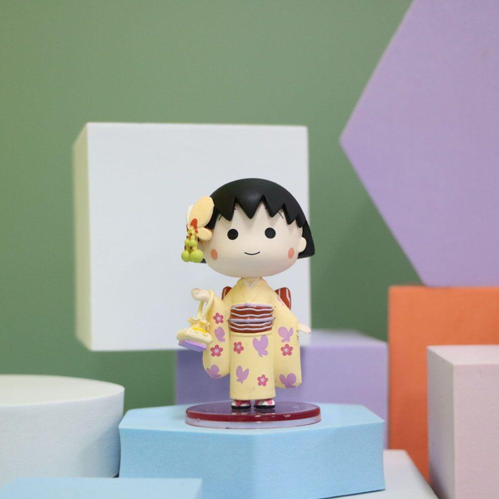 Set 6 Mô Hình Nhân Vật Phim Hoạt Hình Maruko Dễ Thương