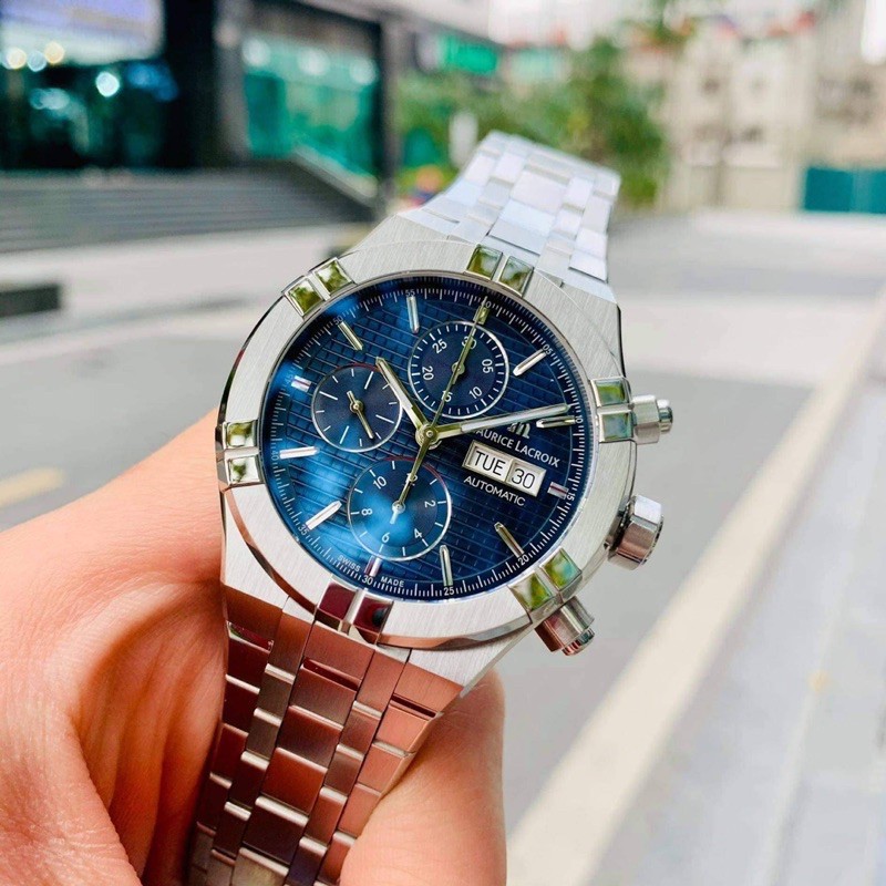 Đồng hồ nam Mau.rice Lac.roix Aikon Chronograph Blue -  .