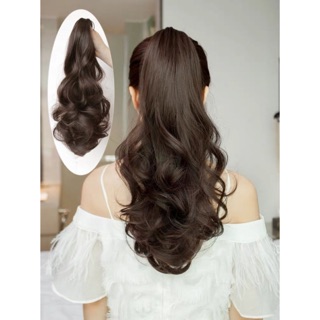 TÓC GIẢ NGOẶM XOĂN LỬNG MÃ P103 45cm