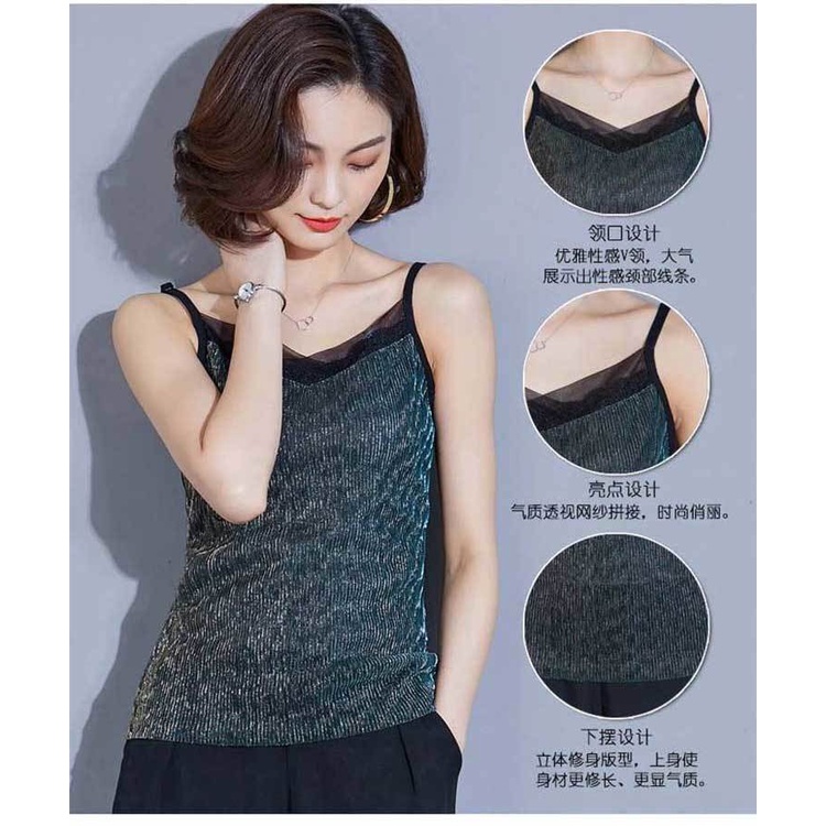 Áo tank top Không Tay Dáng Ôm Gợi Cảm Thời Trang Mùa Hè Cho Nữ