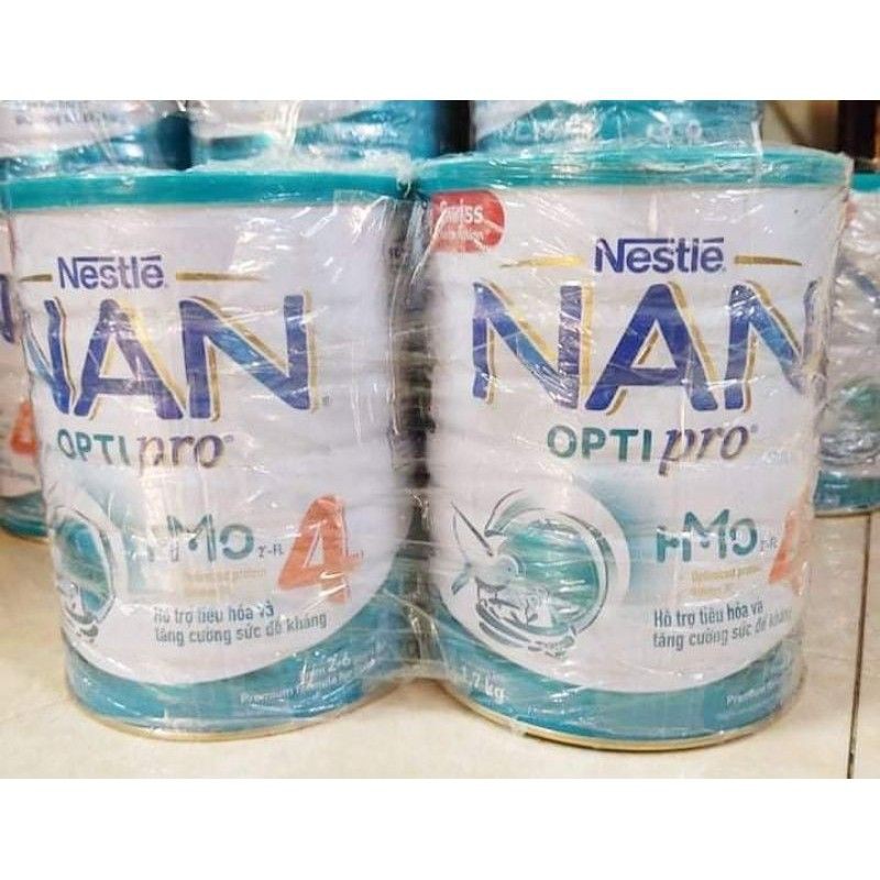 (HSD.11.2022)[MẪU MỚI HMO] - Sữa Bột Nestle NAN Optipro 4 1.7kg mới