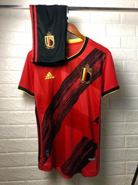 Áo bóng đá đội tuyển Bỉ 🇧🇪/Freeship/ Bộ quần áo bóng đá đội tuyển Belgium cao cấp