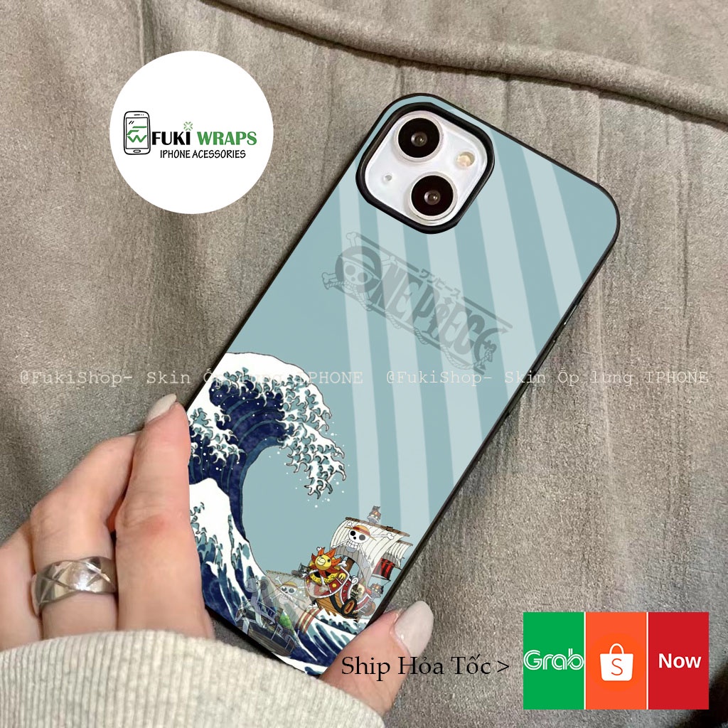 Ốp Lưng Kính Cường Lực / Case OnePiece Chống Vỡ Dành Cho 13ProMax 12ProMax 11ProMax X XSMAX Fukishop