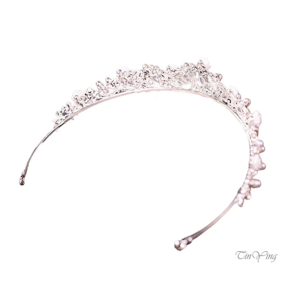 GETNOIVAS Cài Tóc Hình Vương Miện Đính Đá Thời Trang Cho Nữ