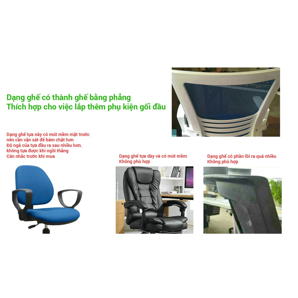 Tựa đầu ghế văn phòng (không bao gồm ghế) , phụ kiện lắp thêm cho ghế văn phòng, ghế gaming | BigBuy360 - bigbuy360.vn