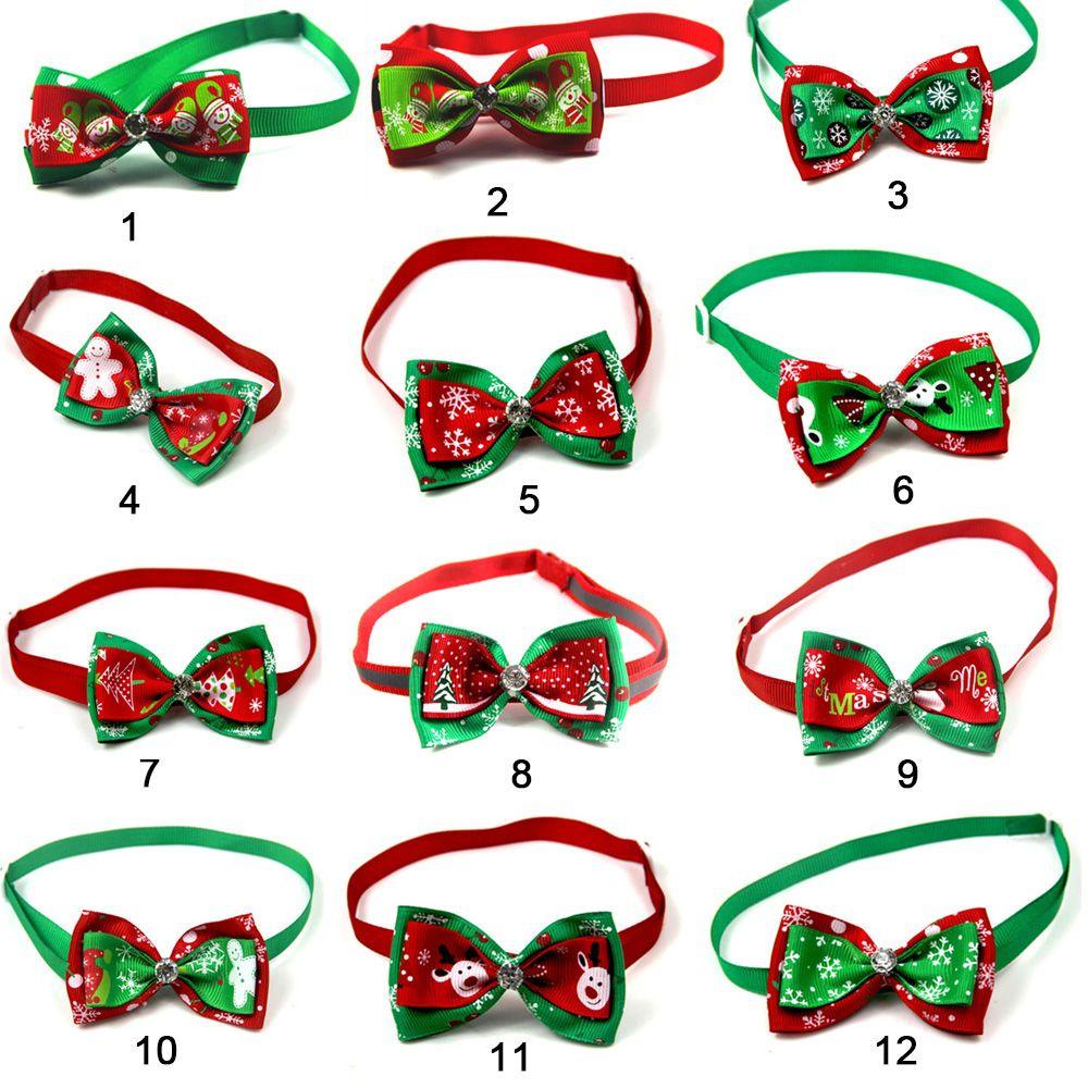 Cà Vạt Thắt Nơ Thời Trang Giáng Sinh Cho Thú Cưng LAYOR1