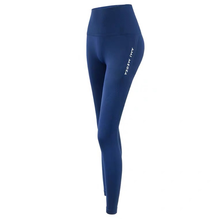 Quần dài tập gym yoga legging nữ chất dệt kim cạp cao co giãn 4 chiều  tôn dáng-đồ tập gym yoga nữ(Quần dài Ami)- Q04
