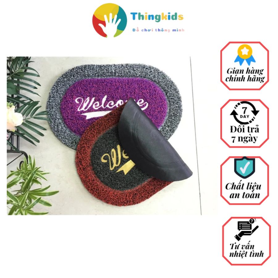 Thảm trang trí phòng, chống trơn chống thấm hình thù ngộ nghĩnh - Thingkids