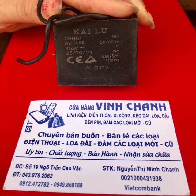 2 con tụ 8uf 450v