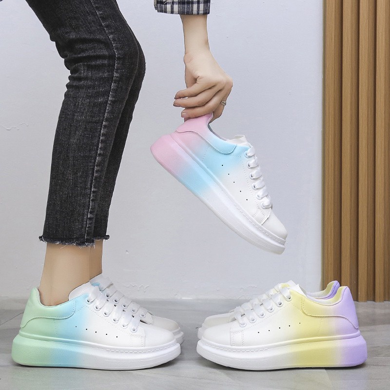 Giày thể thao nữ gót màu MC chất đẹp