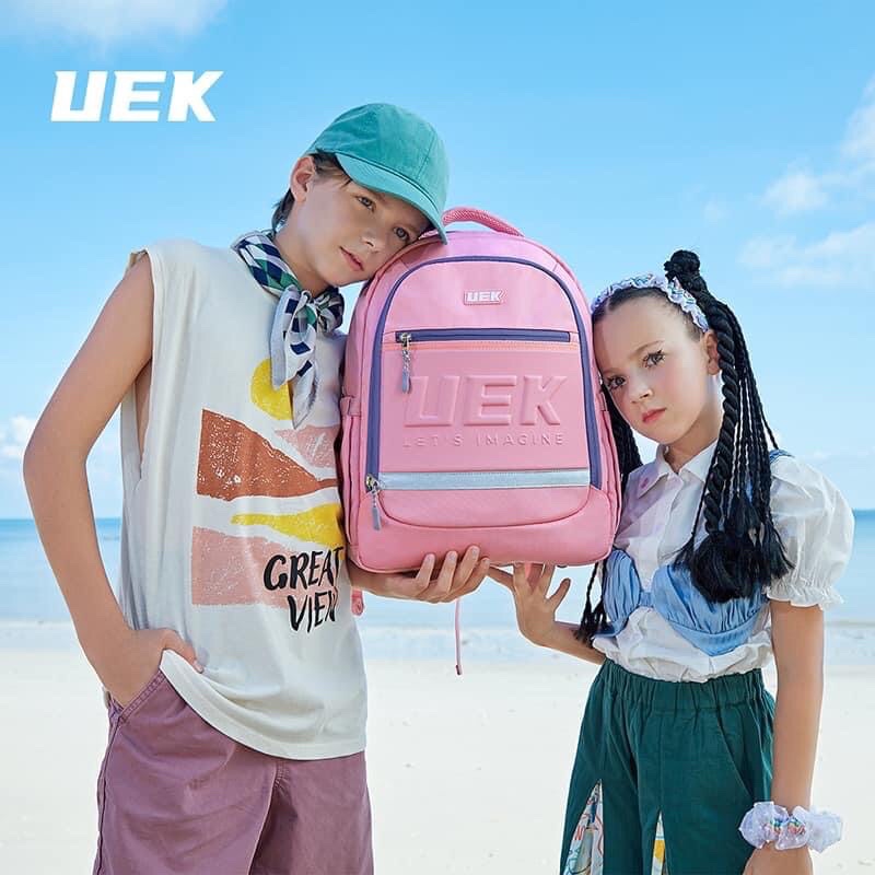 Balo UEK chính hãng cao cấp màu xanh tím hồng