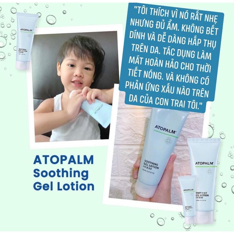 &lt;120ml&gt; ATOPALM SOOTHING GEL LOTION DƯỠNG ẨM LÀM DỊU DA TRẺ EM,NGƯỜI LỚN