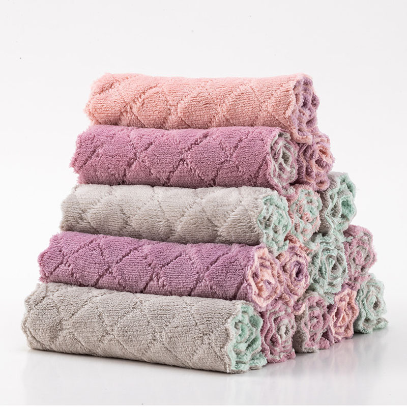 MICROFIBER 1 Khăn Lau Siêu Thấm Hút 25x15cm