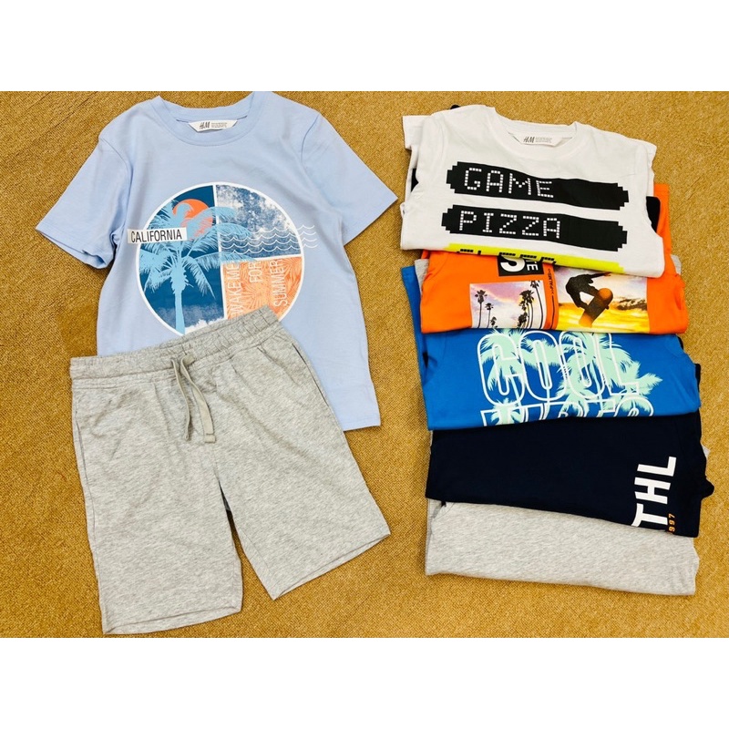 Bộ thun cotton bé trai đại