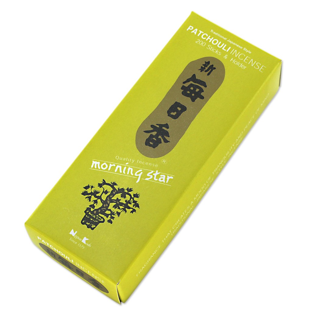 Nhang thơm Nhật Bản Morning Star (200 que) - Cây hoắc hương - Nippon Kodo