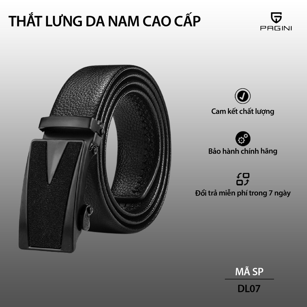 Thắt Lưng Nam DL07 Da Thật Cao Cấp Uy Tín Thiết Kế Đơn Giản Thời Thượng