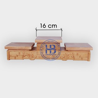 Đế tam cấp màu sáng 16cm