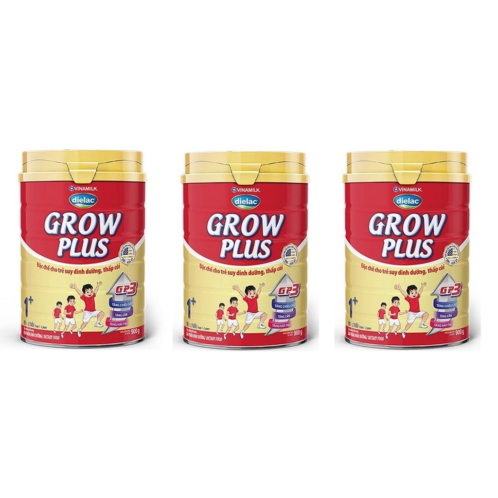 Sữa Bột Dielac Grow Plus 1+ Hộp Thiếc 900g