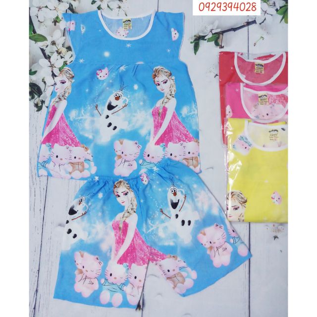 Đồ bộ Elsa cho bé 30-38kg