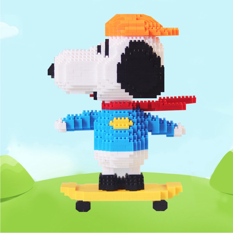 Bộ Đồ Chơi Lắp Ráp Lego Hình Chú Chó Snoopy Sáng Tạo