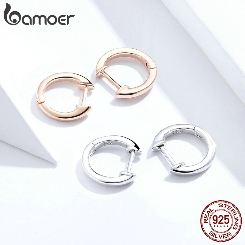 Bông Tai Bamoer Bằng Bạc 925 Thời Trang Cho Nữ