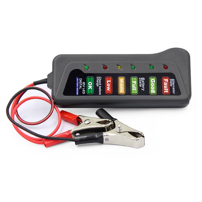 Máy Phân Tích Kiểm Tra Ắc Quy Xe Hơi 12V Có Màn Hình LCD Kỹ Thuật Số