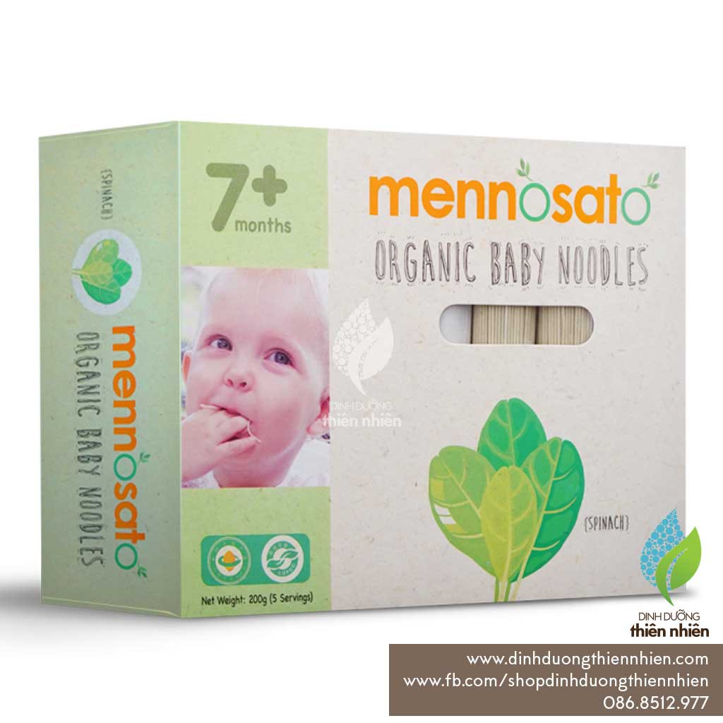 Mì Hữu Cơ Cho Bé MenNoSato Organic Baby Noodles